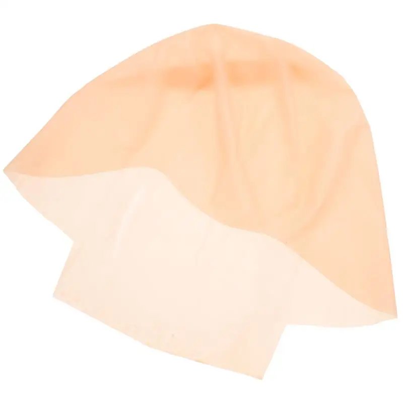 1pc Bald Head Bald Cap Latex Monk Prank Headgear Performance Photo Props Make Up Cosplay Costume Latex Head Cover