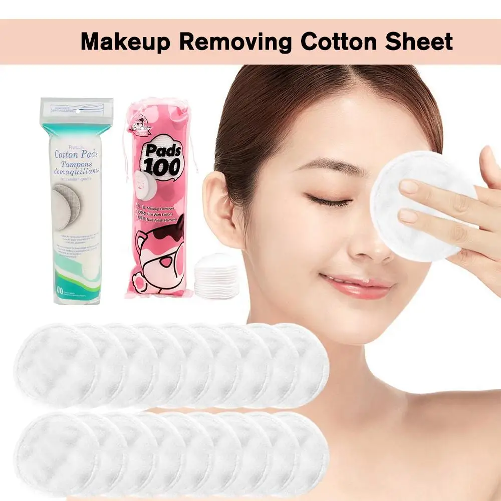 

Makeup Maquiagens Make Up Remover Pads Sandwich Circular Removal Solid Makeup Disc Texture Clean Skin Fit Cleaning Cotton C X4L1