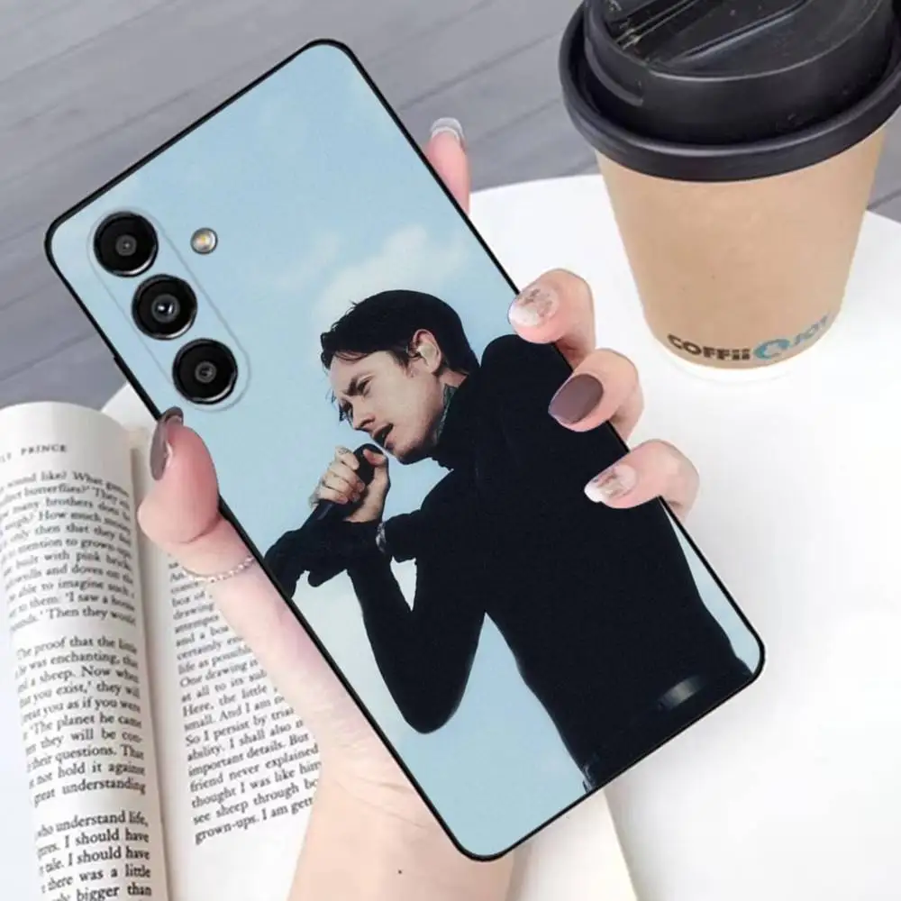 Sleek Black Soft Phone Case by N-Noah Sebastian
