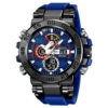 STRYVE New Men's Sport Watches Shock Resistant 50M Waterproof Wristwatch LED Alarm Stopwatch Clock Watches Men 8030 4