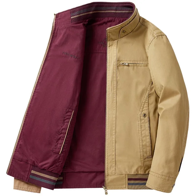 Parka Winter Man Nature Hike Tactical Cardigan Design Jacket Windbreaker Oversize Jacket Top Winter Withzipper