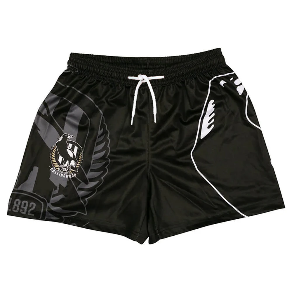 Mens Collingwood Logo Baggy Sweatshorts 2025 Shorts Guernsey