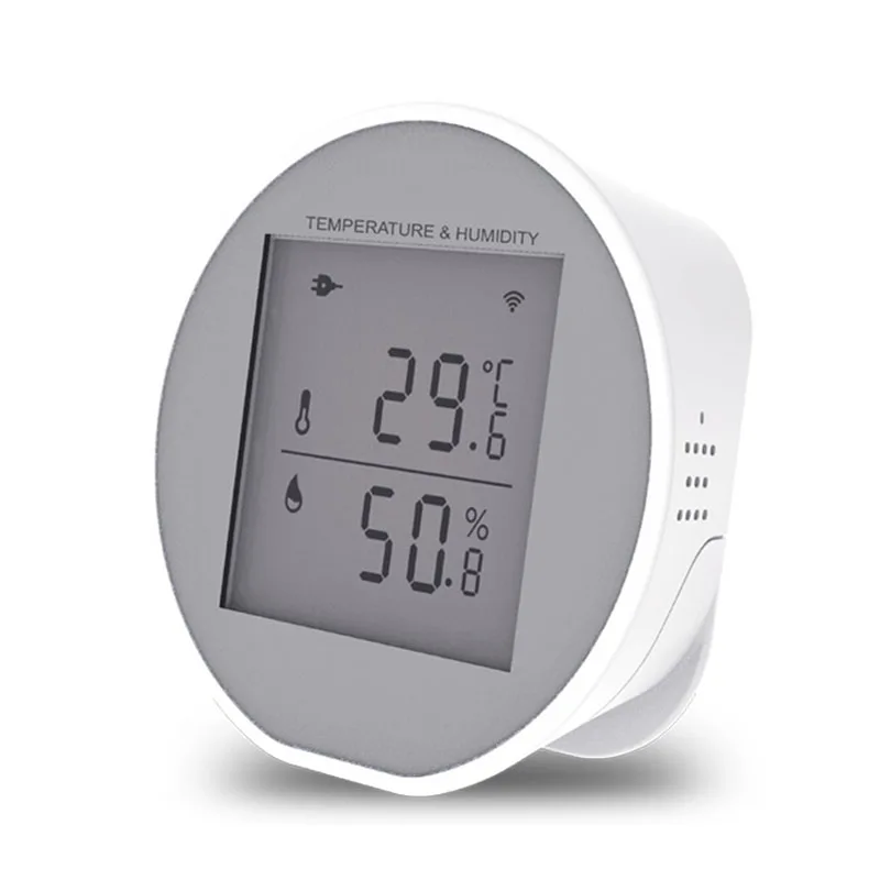 

1 Pc Smart Temperature Humidity Sensor Indoor Hygrometer LCD Display Screen W/ USB Power For Household Decoration Supplies