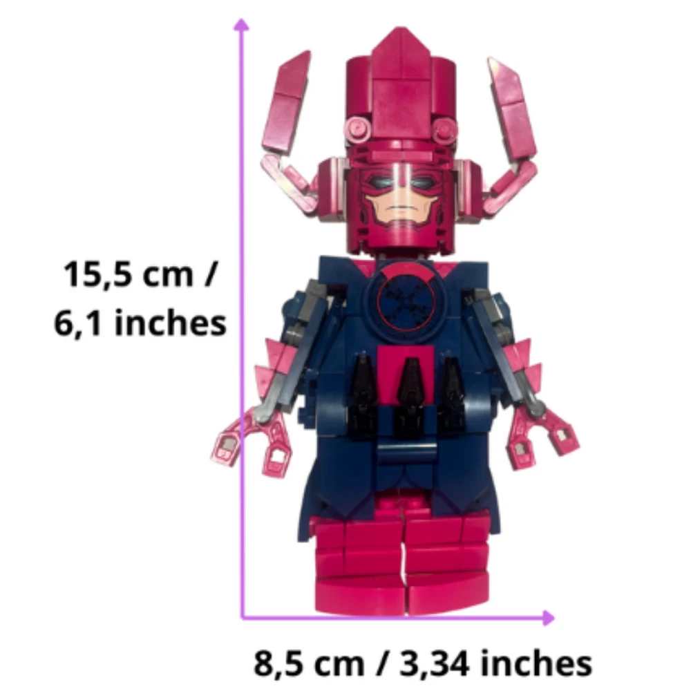 MOC 227Pcs Hot Famous Hero Movie Moc Galactus Character Figures Model Custom Puz
