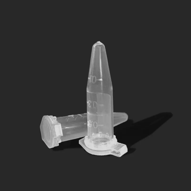 plastic test tubes centrifuge tube 1000pcs 0.5ml pieces of transparent mini plastic test tube centrifuge tube container science laboratory test accessories