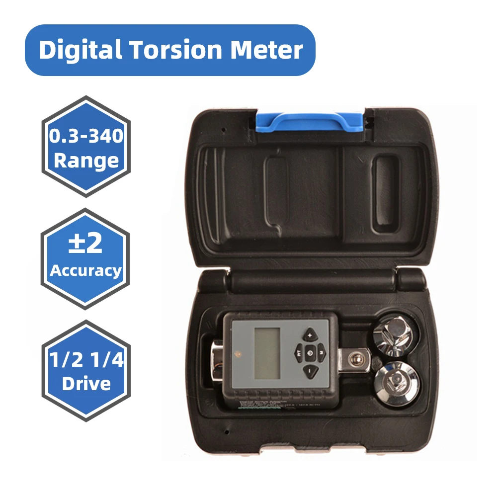 Digital Torque Wrench Torsion Meter ±2 Accuracy 0.3 340N.m Adjustable