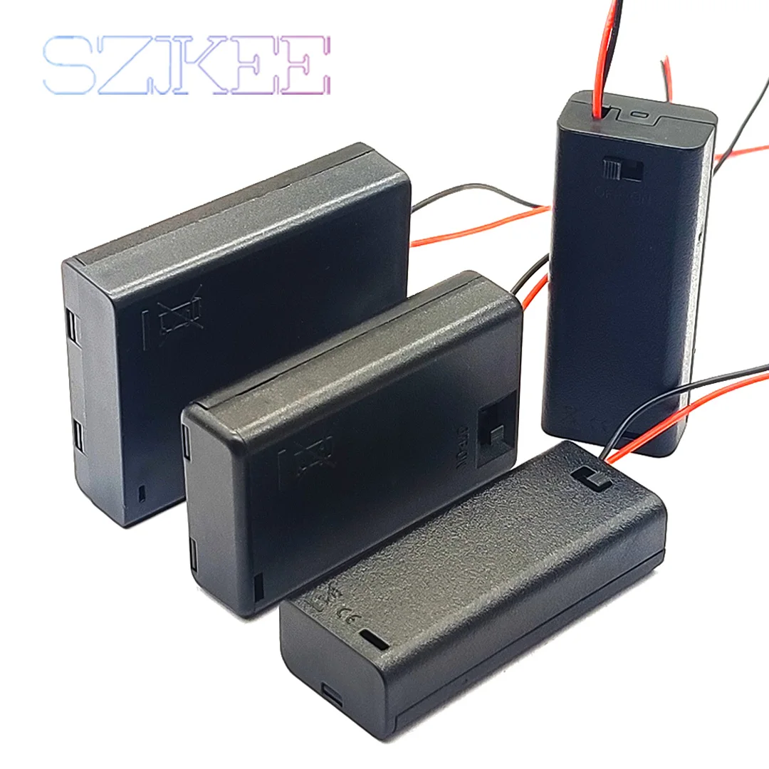 AAA Battery Holder with on/off switches 2/3/4 compartments Battery Box Case battery storage box battery case battery holder battery box