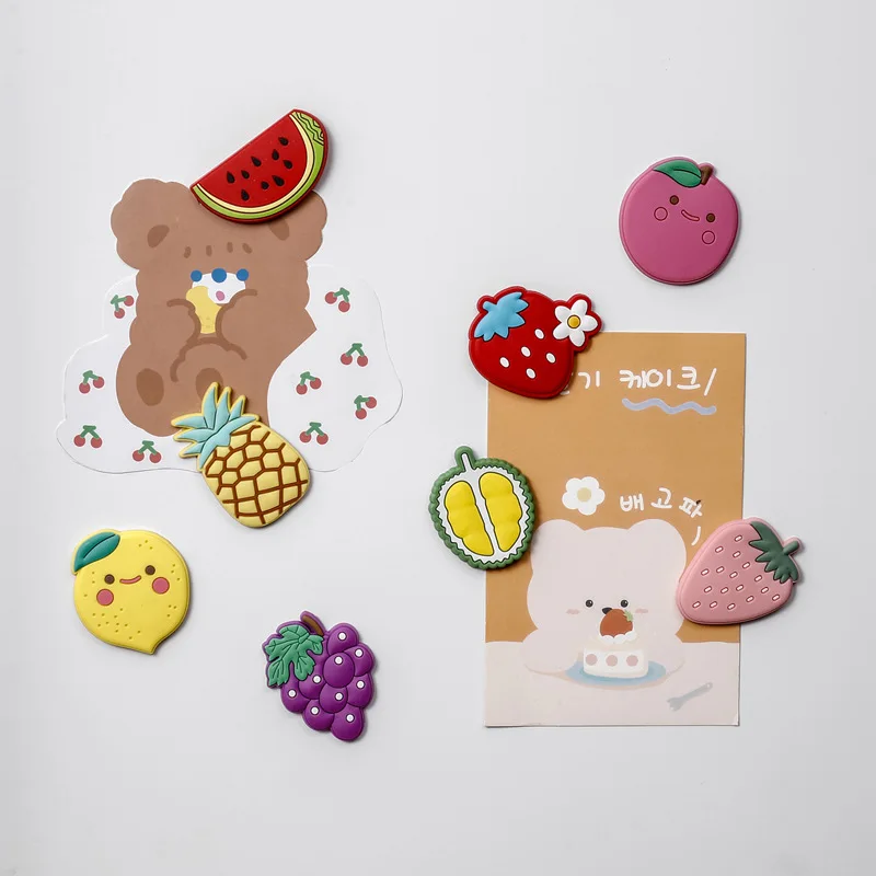 2023 New Fruit Magnetic Refrigerator Stickers Magnetic Stickers Magnet  Magnets Cute and Creative Refrigerator Decoration - AliExpress