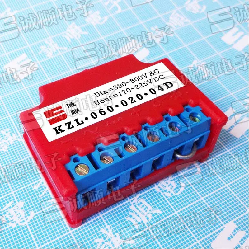 

KZL-060-020-04D KZL.060.020.04D in=380~500VAC out=170~225VDC