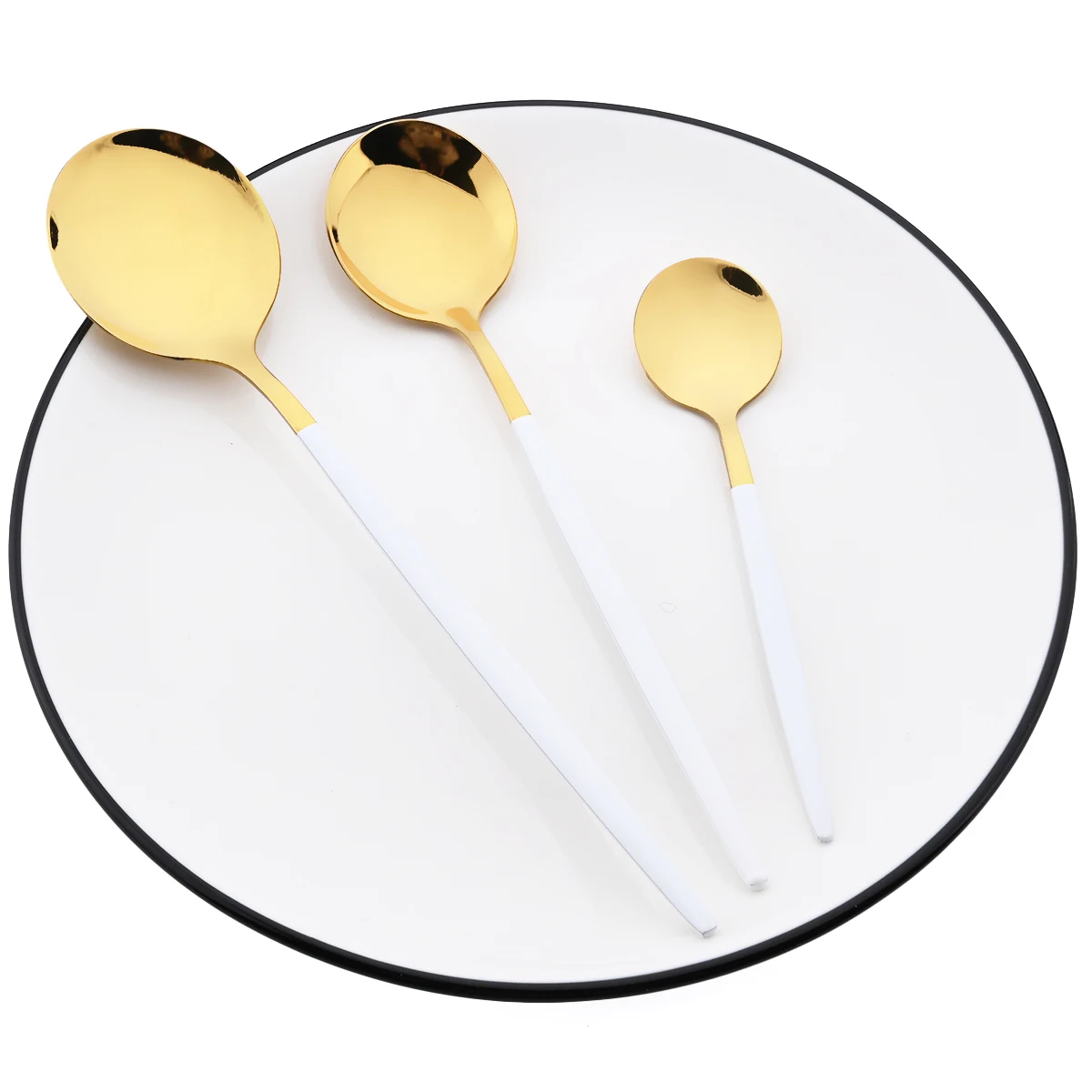Dinnerware Set Knife Fork Long Handle Spoons Chopsticks Flatware Cutlery Stainless Steel Tableware Silverware 6Pcs cutlery set western style cutlery set picnic cutlery set stainless steel cutlery set picnic tableware camping cutlery set