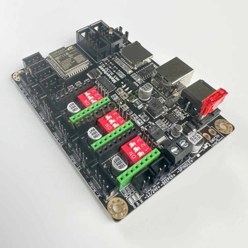 Makerbase MKS DLC32 V2.1 CNC motherboard GRBL 32bits controller card TS35-R touchscreen cutting engraver machine upgrade kits cnc upgrade controller