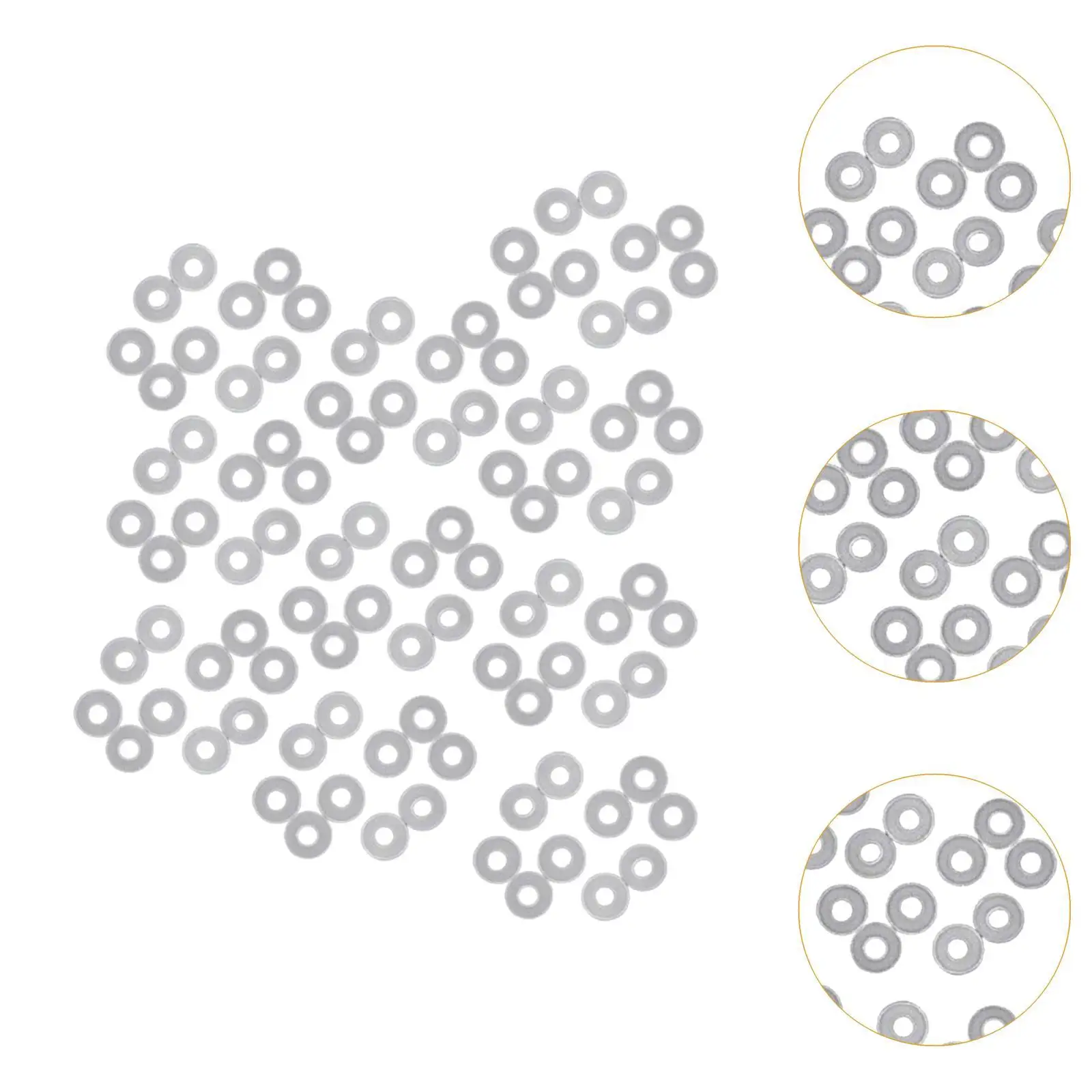 100 Pieces Badminton Racquet Grommets for Double Single String Holes Eyelets