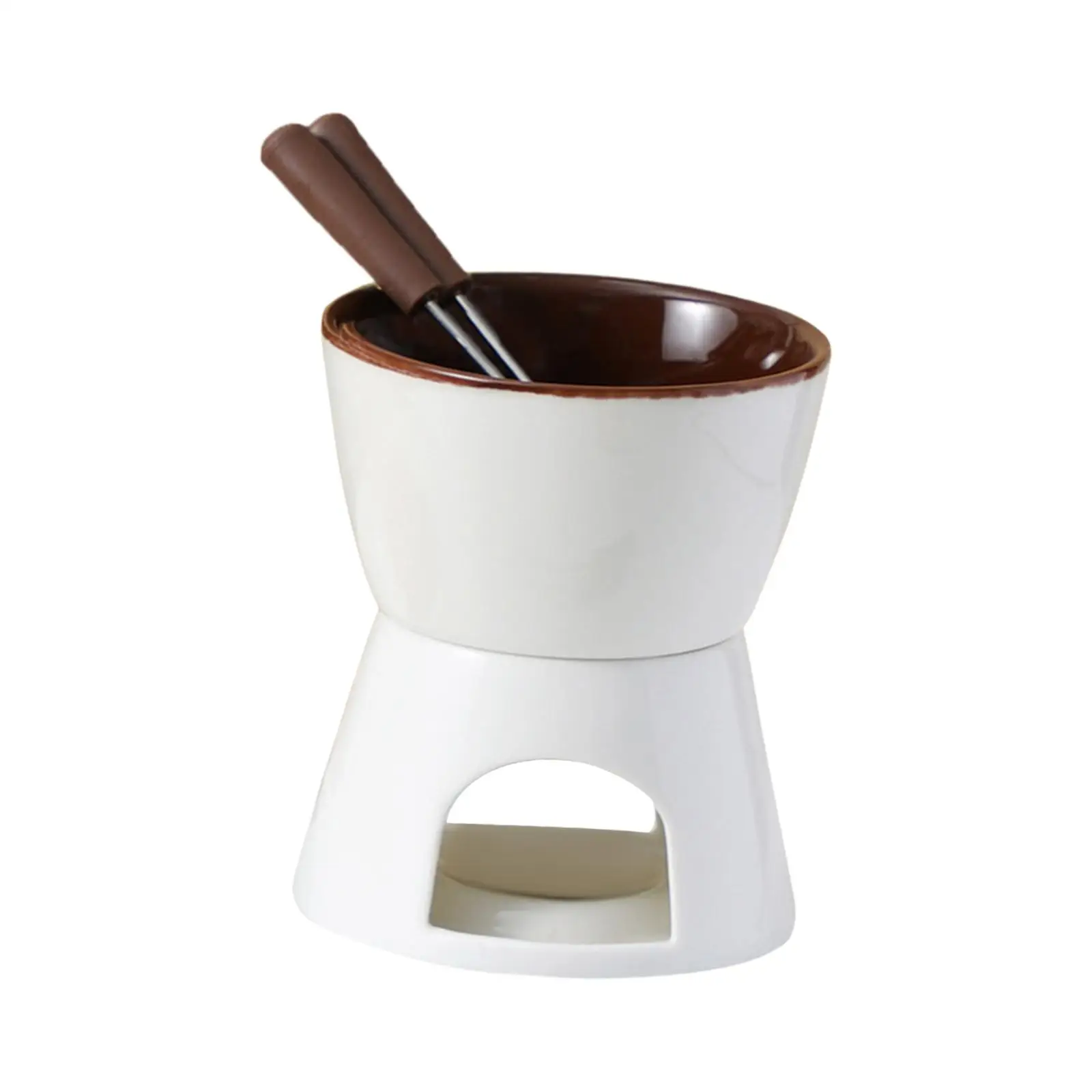 Chocolate Fondue Pot Tapas Cookware Chocolate Melter Pot Dinner Birthday Wedding chocolate warmer fondue set