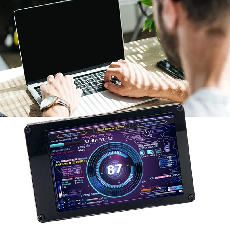 AIDA64 3.5 ġ IPS LCD USB ǻ  ȭ, 4    ̺, 9 , 320x480