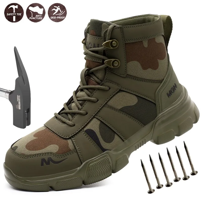 أحذية أمان خفيفة الوزن قابلة للتنفس ومضادة للثقب للرجال، أحذية أمان قابلة للتنفس من للطقس الحار، أحذية أمان غير قابلة للتدمير