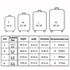 Thick Elastic Animal Luggage Protective Cover Zipper Suit for 18-32 Inch Bag Suitcase Covers Trolley Cover Travel Accessories 2