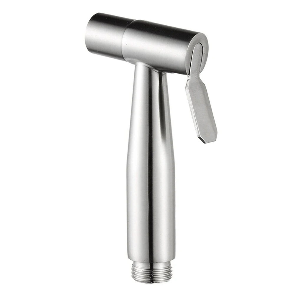 Description Picture 2 of item1pc Bidet Sprayer Toilet Handheld Bathroom Hand Bidet Faucet Stainless Steel Bathroom Shower Head Handheld Self Cleaning Tool