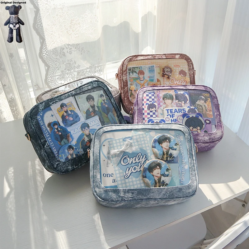 

Popular Transparent Shoulder Bags New Trendy Fashion PU Handbag Kawaii Crossbody Bag Tote Women Girls Bags