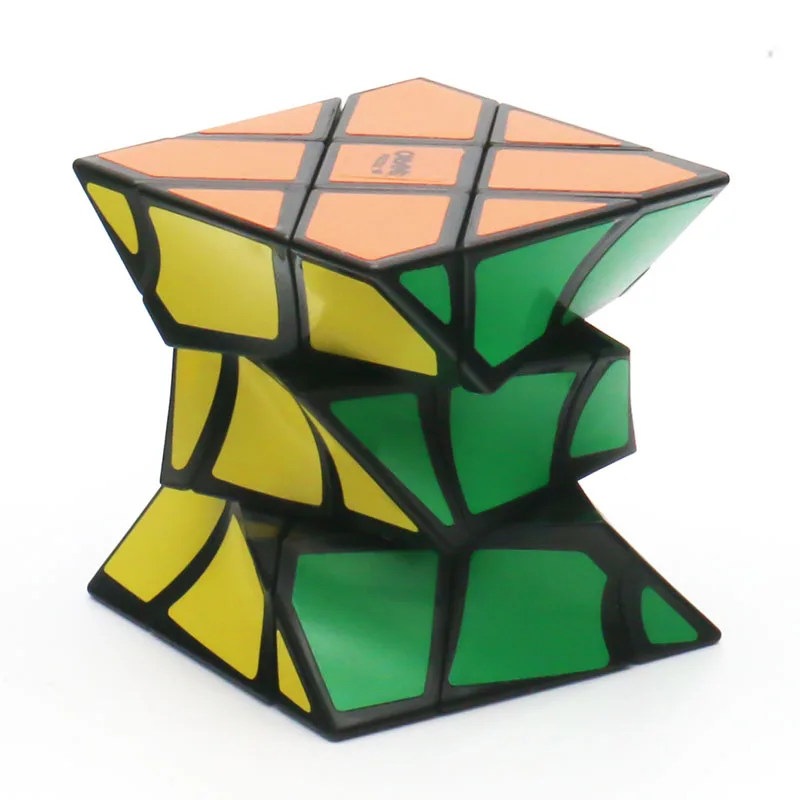 캘빈 퍼즐 피셔트위스트 큐브, 에이탄 쉐어 트위스트, 블랙 화이트 블루 바디 한정판, 매직 십대 지능 장난감, 3x3x3