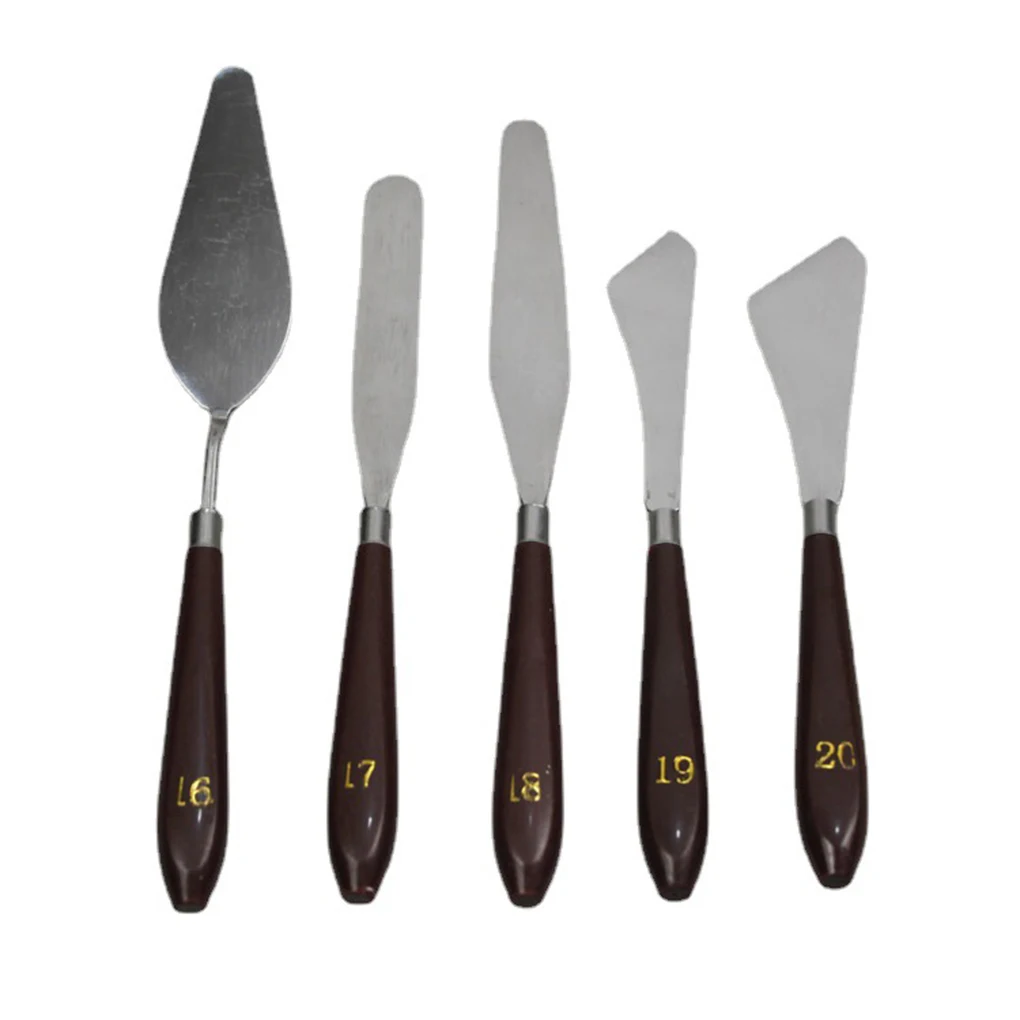 Stainless Steel Spatula Professional Art Drawing Tool Artist Oil Painting Shovel Deform Students Stationery Scraper Tools