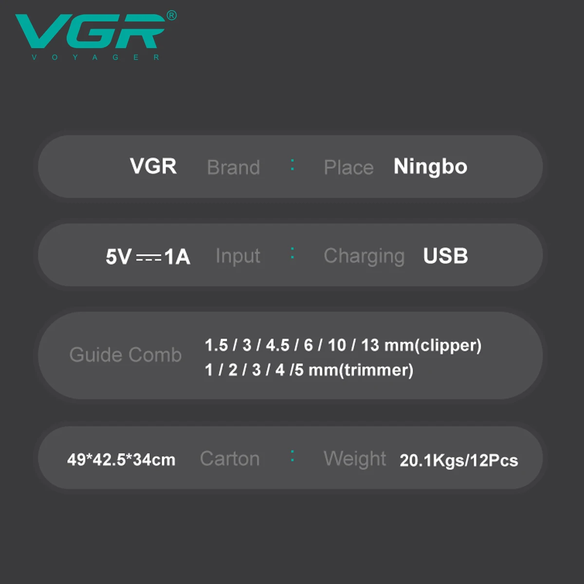 VGR ماكينة حلاقة الشعر رجال ماكينه حلاقه ماكينة قص...