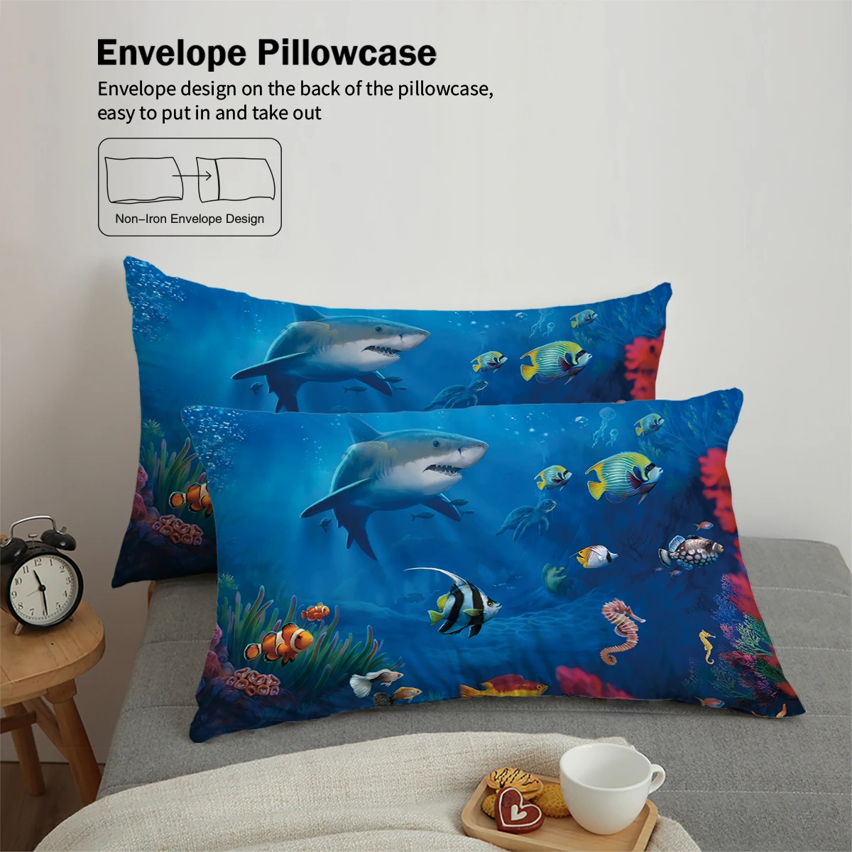 Underwater Shark Bedding Set 6
