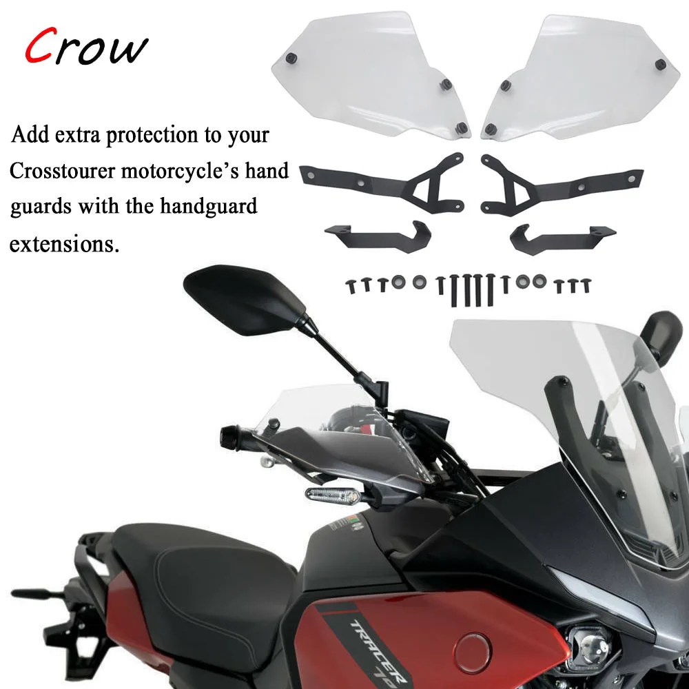 

Handguard Extensions Hand Shield Protector Windshield FOR TRACER 700 GT TRACER 7 GT 2020 2021