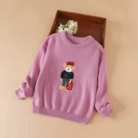 Girls Sweater Autumn Winter Knit Clothing Baby Pullover Kids Cartoon Cute Warm Sweater Clothing 3