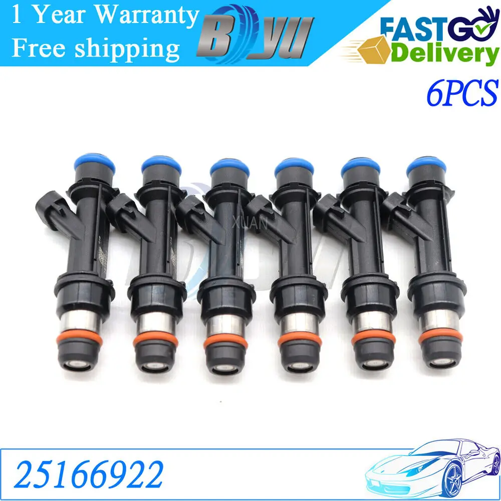 

Топливные форсунки 6X для Isuzu Rodeo Honda Passport Acura 25166922 л V6