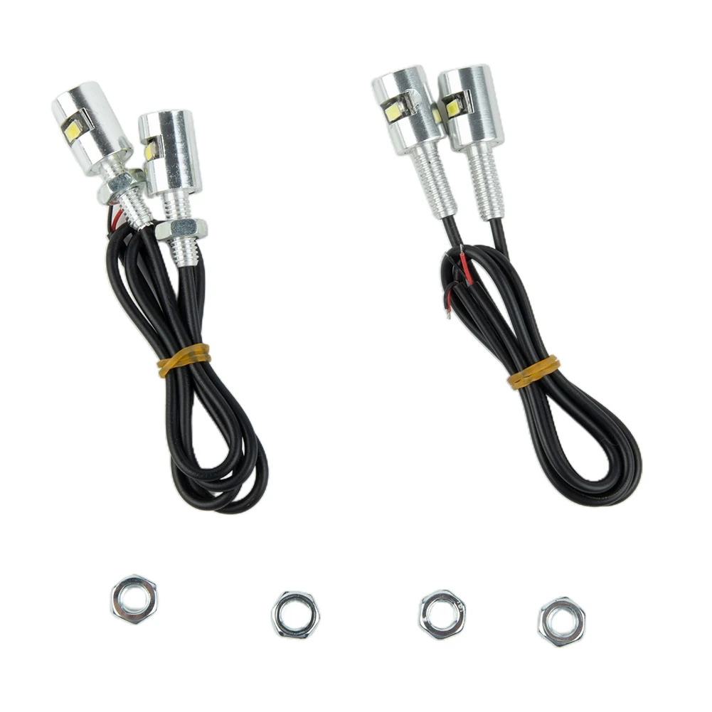 Plate Bolt Light Led License Car Accessories 0.24W 17x12x12mm 5630 Aluminum Car DC12V Long Lasting Motorcycle