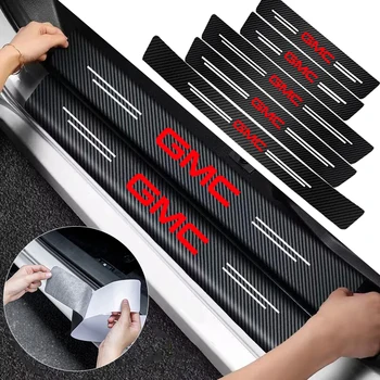 Carbon Fiber Car Door Sill Stickers 1
