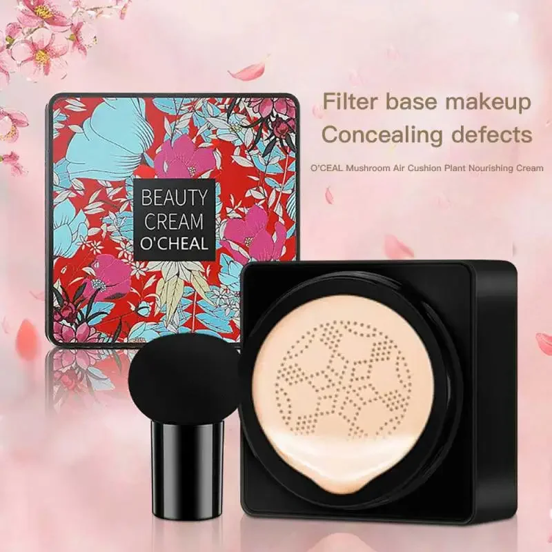 Makeup Cream Foundation Stick Makeup Foundation Mushroom Head Air Cushion BB Cream Liquid Foundation Concealer CC Stick Lasting Waterproof Moisturize Brighten Foundation Makeup
