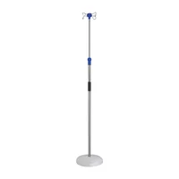 Support de poteau médical IV pliable Mobile, support de perfusion réglable, support d'égouttement pratique et Durable 4