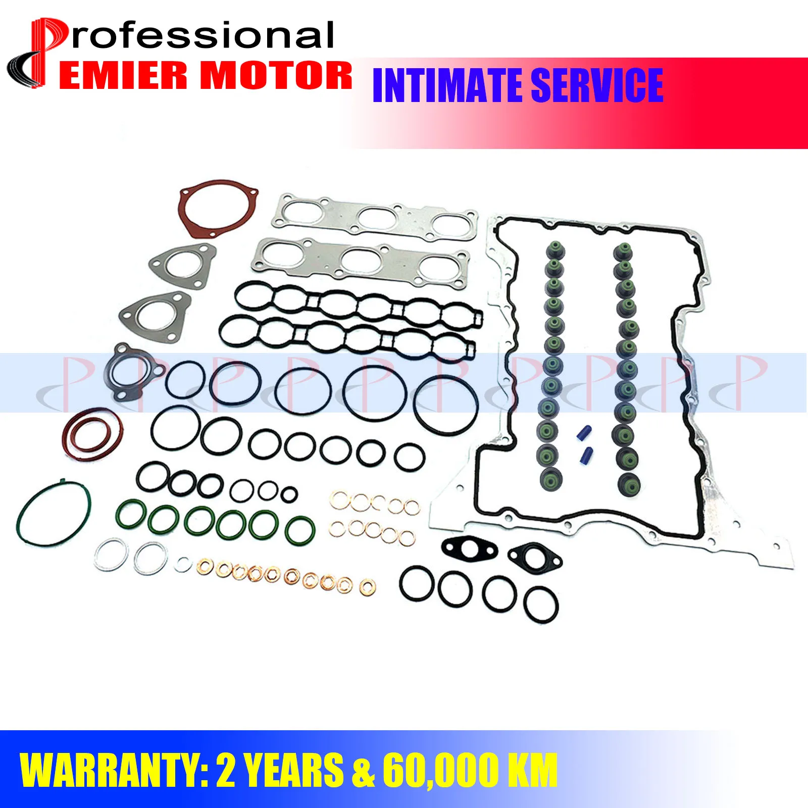 

Demier Engine Gasket Set-VIN 68211174AA For Jeep Grand Cherokee 3.0L-V6 17-18