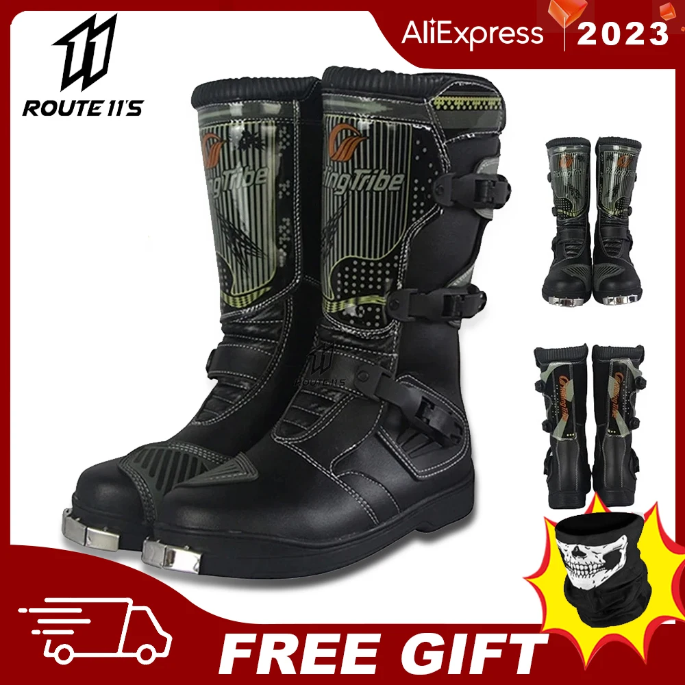 Pro Biker Mannen Motorlaarzen Waterdicht Pu Botas Moto Laarzen Motocross  Motorfiets Schoenen Bescherming Motorfiets Lange Dij Laarzen|Motorlaarsen|  - AliExpress