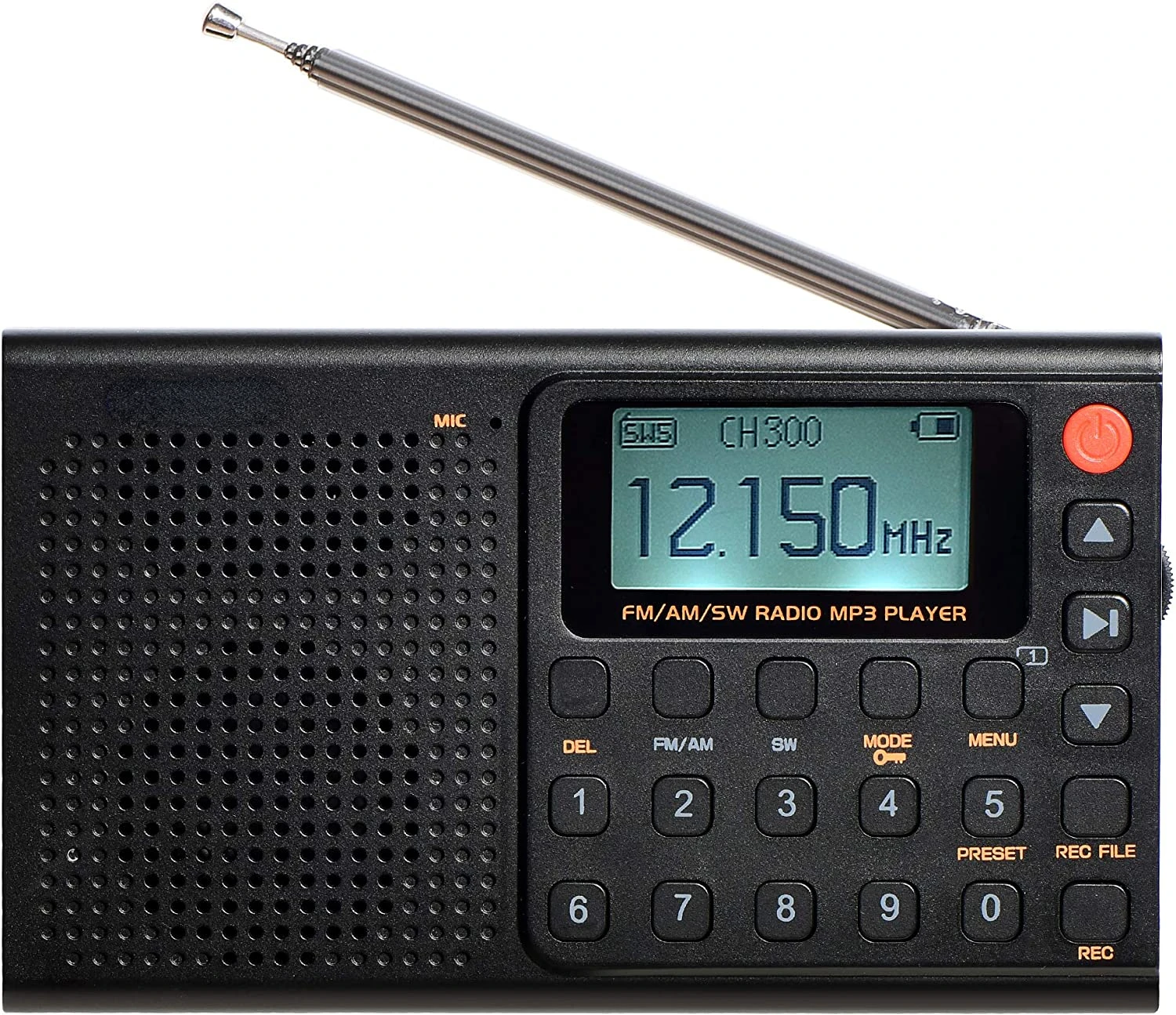 Portable-AM-FM-Radio-with-Preset-Function-Digital-Rechargeable-Radio ...
