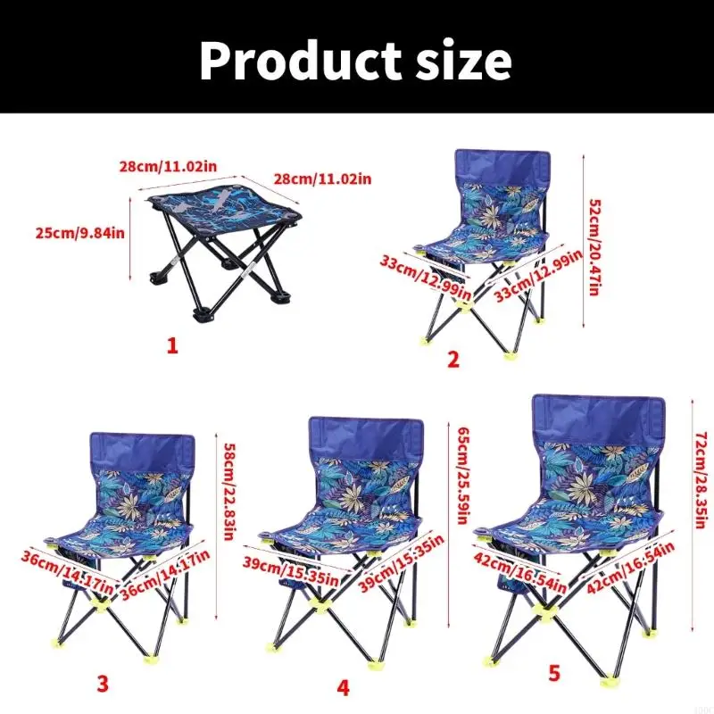 Portable Camping Chair Outdoor Folding Fishing Chair for Outdoor Activity 400C