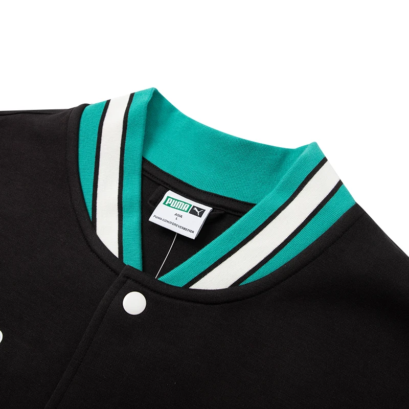 푸마 팀 Jp Bomber 남성용 야구 재킷 클래식 패션 레트로 트렌디 캐주얼 스포츠 재킷 625797-01