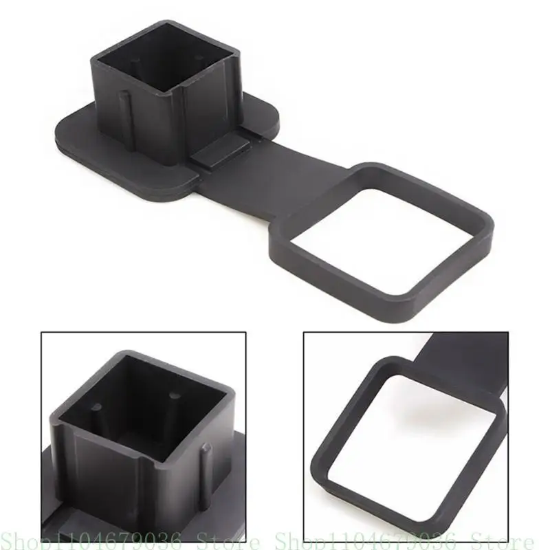 652F Heavy Duty Rubber Hitch Tube Cover easy installs Trailer Hitch Plugs Caps for 2 Inch Receiver Tube for Protections