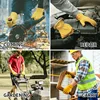 Leather Work Gloves Men Mechanical Gardening Farm Safety Heavy Duty Work Wood Working Driving Riding Yellow Gloves 2
