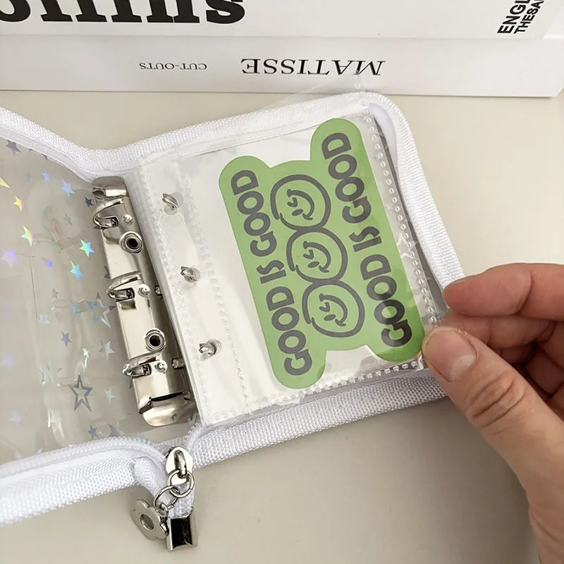 A5 Laser Star Zipper Binder Kpop Idol Photo Album
