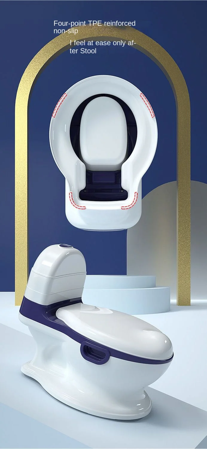 Children'S Potty Pu Cushion 6 Months To 8 Years Simulated Toilet Portable Toddler Potty Kids Travel Training Simulation Toilet