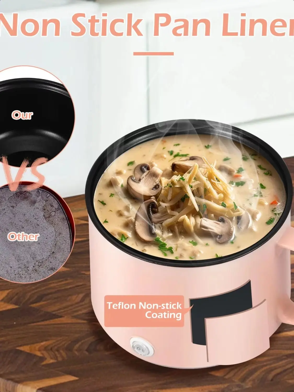 Mini Cooker Non-stick Cooking 1-2 People Household Cooking Machine Multifunction Noodles Porridge Soup Gas stove