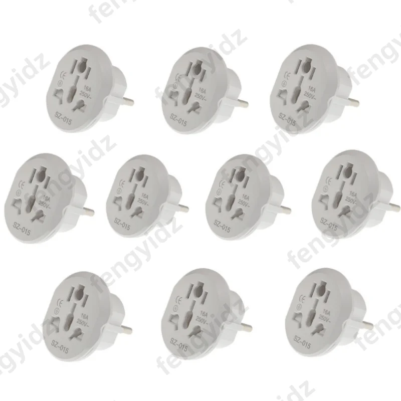 Universal Travel Adapter - EU Plug Converter for UK, US, AU to EU Power Socket (250V)