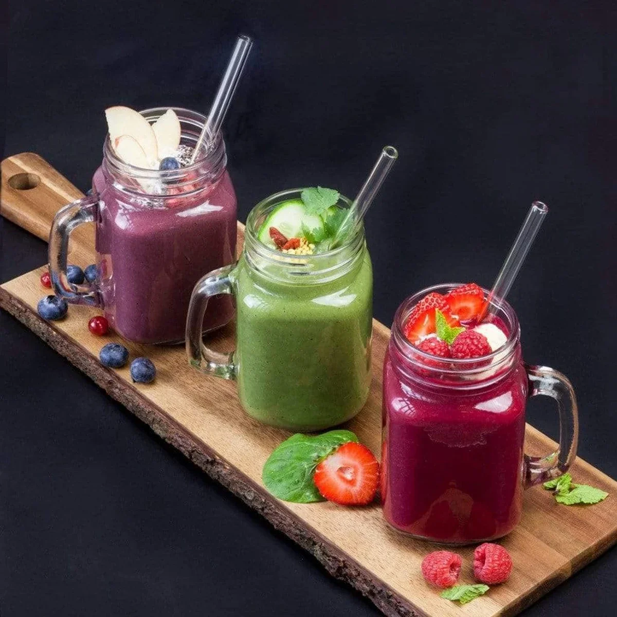 6inch 15CM Short Glass Drinking Straws 8Pcs/set Eco Friendly Reusable Cocktail Straw Smoothies Milkshake Bar Drinkware glass straw set,drinking straws