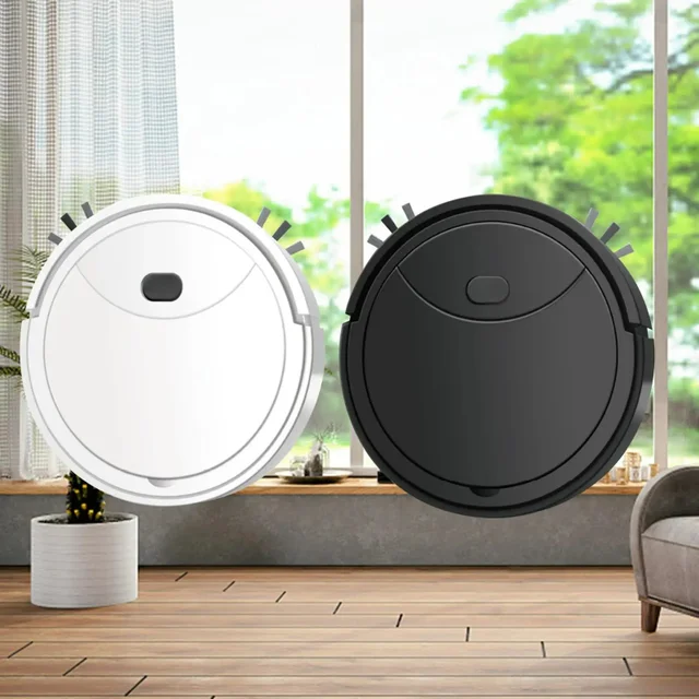 Robot Vacuum Cleaner  Sweeper 90 Mins Runtime Strong Suction Quiet 3 in 1 Robotic Vacuum  Tile Floor 4