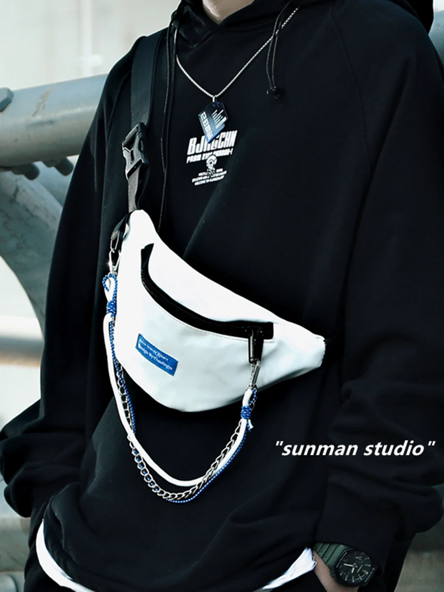 

Нагрудная сумка, мужская сумка-мессенджер, модная брендовая маленькая сумка-ранец, сумка на плечо, дорожная поясная сумка