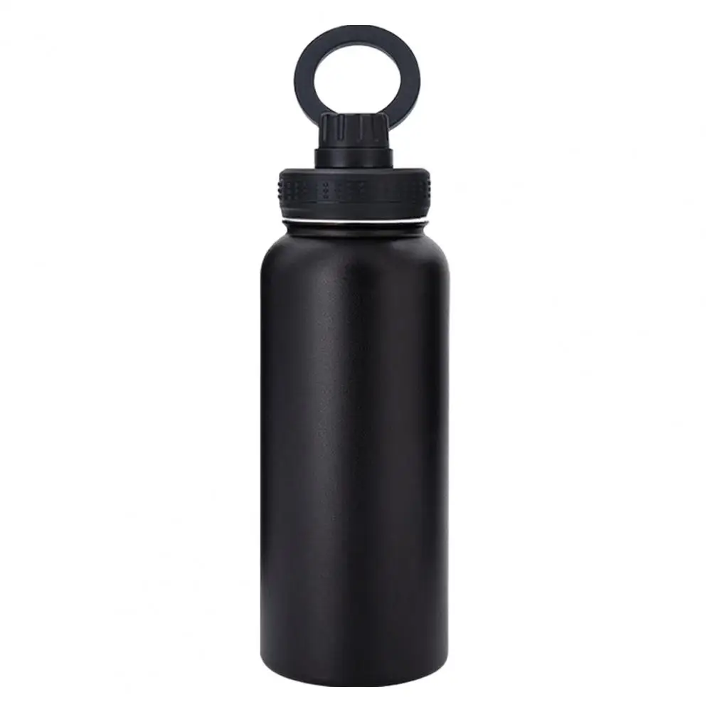 Magnetic Phone Holder Water Bottle Insulated Water Bottle with Phone Holder 1000ml Insulated Stainless Steel Bottle for 12/24 images - 6