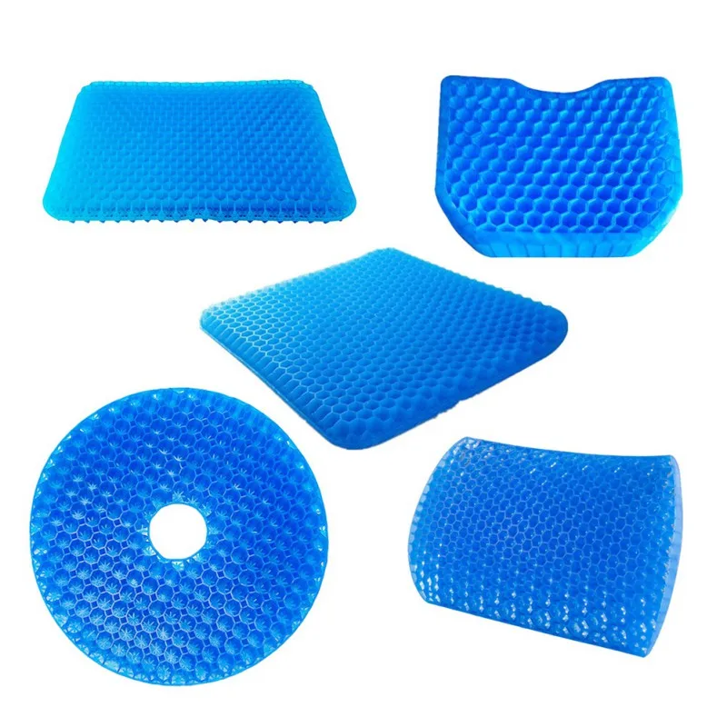 1Pc Gel Seat Cushion Double Layer Gel Chair Pad Office