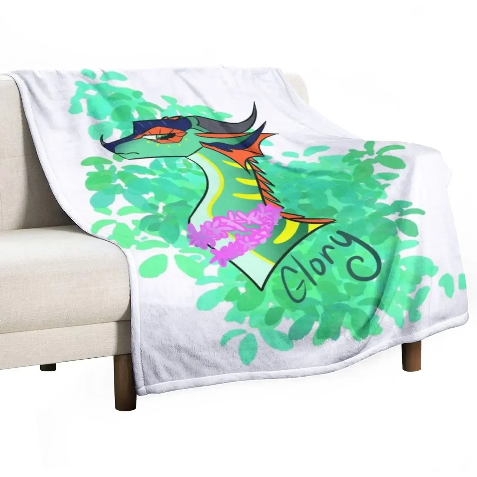

Glory Throw Blanket Soft Plush Plaid Decorative Throw For Decorative Sofa manga Blankets